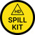 Hazardous Drugs Spill Kit Circular - Floor Sign