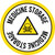 Medicine Storage Circular - Floor Sign