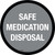Safe Medication Disposal Circular - Floor Sign