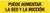 May Increase Thirst And Urination (Spanish) - Pharmaceutical Auxiliary Label