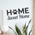 Home Sweet Home (With Dog Paw) - Wall Decor