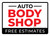 Auto Body Shop Free Estimates Landscape - Wall Sign