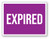 Expired - Shipping Label