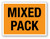 Mixed Pack Orange - Shipping Label