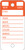 New-Used-STK# Orange/White - Auto Dealership Key Tags