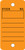 Stock-No.-Blank Orange - Auto Dealership Key Tags