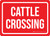 Cattle Crossing Landscape - Wall Sign