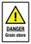 Danger: Grain Store with Hazard Icon Portrait - Wall Sign