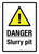 Danger: Slurry Pit with Hazard Icon Portrait - Wall Sign