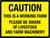 Caution: This Is A Working Farm - Please Be Aware Of Livestock And Farm Machinery Landscape - Wall Sign