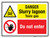 Danger: Slurry Lagoon Toxic Gas - Do Not Enter Landscape - Wall Sign