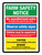 Farm Safety Notice Warnings - Observe Safety Signs Portrait - Wall Sign