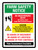 Farm Safety Notice Warnings (All Visitors Must Make Their Presence Known) Portrait - Wall Sign