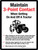 Maintain 3-Point Contact When Getting On And Off A Tractor Portrait - Wall Sign