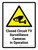 Closed Circuit TV Surveillance Cameras In Operation Portrait - Wall Sign
