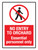No Entry To Orchard - Essential Personnel Only Portrait - Wall Sign