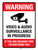 Warning: Video & Audio Surveillance In Progress - If You Are Reading This I'm Watching You Portrait - Wall Sign