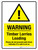 Warning: Timber Lorries Loading Please Do Not Proceed Until Driver Indicates It Is Safe To Do So Portrait - Wall Sign
