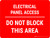 Electrical Panel Access Do Not Block Landscape - Wall Sign