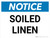 Notice: Soiled Linen Landscape - Wall Sign