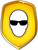 Eye Protection Shield - Floor Sign