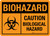 Biohazard: Caution Biological Hazard Landscape - Wall Sign