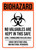 Biohazard: No Valuables Are Kept In This Safe Level 3 Biohazards Portrait - Wall Sign