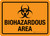 Biohazardous Area with Icon Landscape - Wall Sign
