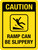 Caution: Ramp Can Be Slippery Portrait - Wall Sign