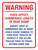 Warning: Tides Affect Submerged Length Of Boat Ramp Portrait - Wall Sign