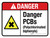 Danger: ANSI Danger PCBs (Polychlorinated Biphenyls) Landscape - Wall Sign