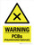 Warning: PCBs Polychlorinated Biphenyls Landscape - Wall Sign