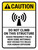 Caution: ANSI Do Not Climb On This Structure Portrait - Wall Sign