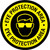 Eye Protection Area Yellow with Icon Circular - Floor Sign