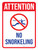 Attention: No Snorkeling with Icon Portrait - Wall Sign