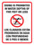 Diving Is Prohibited In Water Depths Of Five Feet Or Less Bilingual with Icon Portrait - Wall Sign
