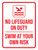 No Lifeguard On Duty - Swim At Your Own Risk with Icon Portrait - Wall Sign