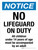Notice: No Lifeguard On Duty - All Children Under 14 Years Of Age Must Be Accompanied By An Adult Portrait - Wall Sign
