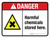Danger: Harmful Chemicals Stored Here Landscape ANSI - Wall Sign
