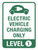 Electric Vehicle Charging Only - Level 1 Portrait - Wall Sign