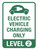 Electric Vehicle Charging Only - Level 2 Portrait - Wall Sign