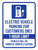 Electric Vehicle Parking For Customers Only - 1 Hour Limit Portrait - Wall Sign