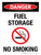 Danger: Fuel Storage No Smoking Portrait - Wall Sign