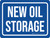 New Oil Storage Blue Landscape - Wall Sign