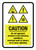Caution: Do Not Approach Turbines In The Following Conditions Portrait - Wall Sign
