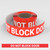 Do Not Block Door - Smart Stripe Inline Printed Floor Tape