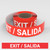 Exit / Salida (Bilingual Spanish) - Smart Stripe Inline Printed Floor Tape