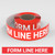 Form Line Here - Smart Stripe Inline Printed Floor Tape