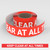 Keep Clear At All Times - Smart Stripe Inline Printed Floor Tape