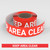 Keep Area Clear - Smart Stripe Inline Printed Floor Tape